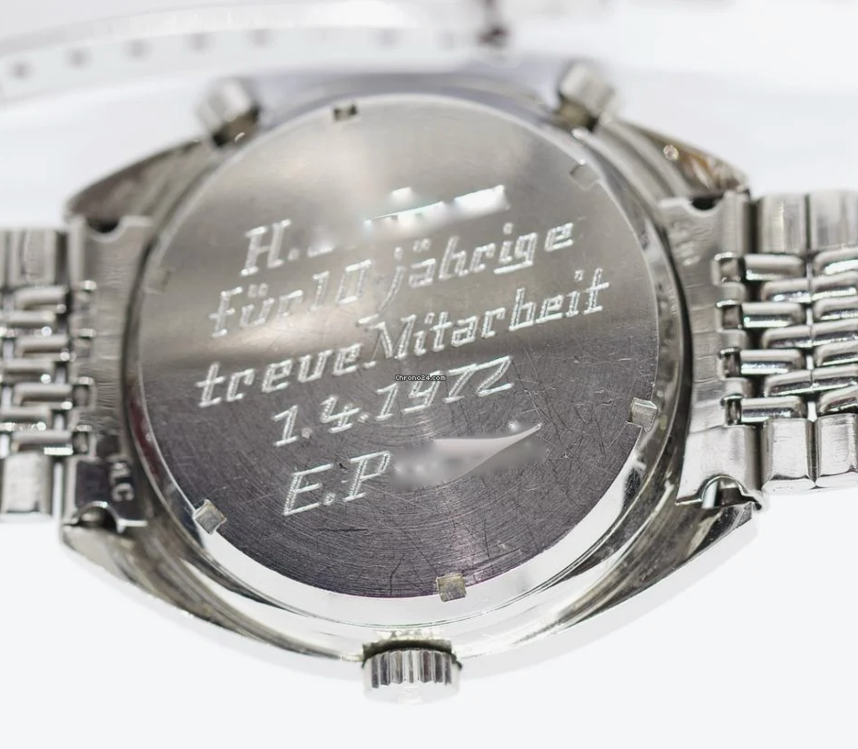 Heuer Vintage Carrera 1553 Automatic Chronograph RARE Tachy Dial