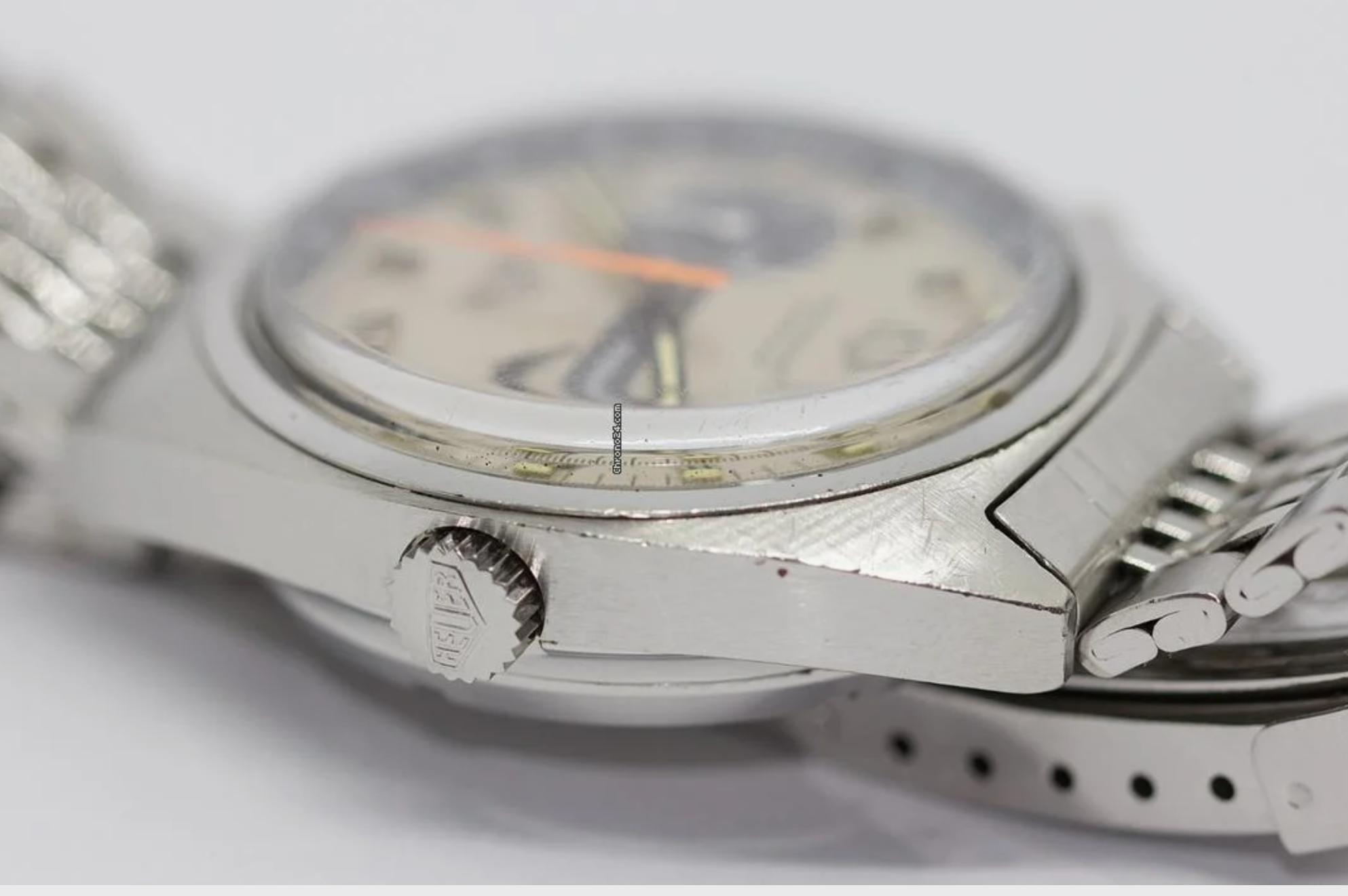 Heuer Vintage Carrera 1553 Automatic Chronograph RARE Tachy Dial