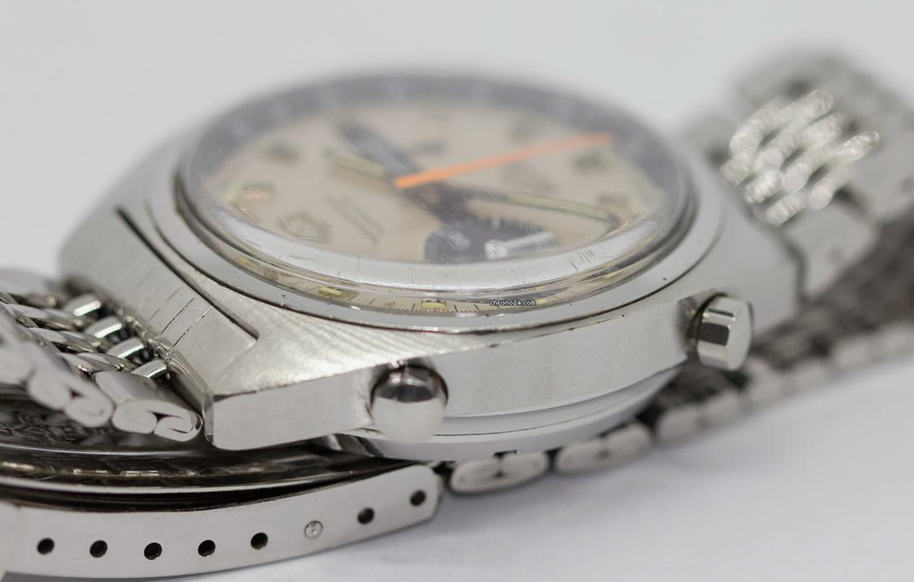 Heuer Vintage Carrera 1553 Automatic Chronograph RARE Tachy Dial