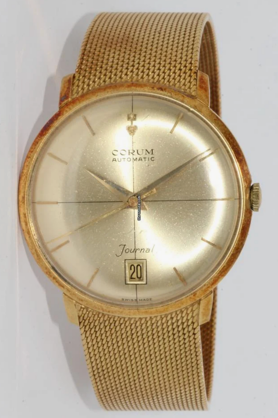 Corum Journal Vintage Armbanduhr 18 Karat Gold Automatic ESZEHA