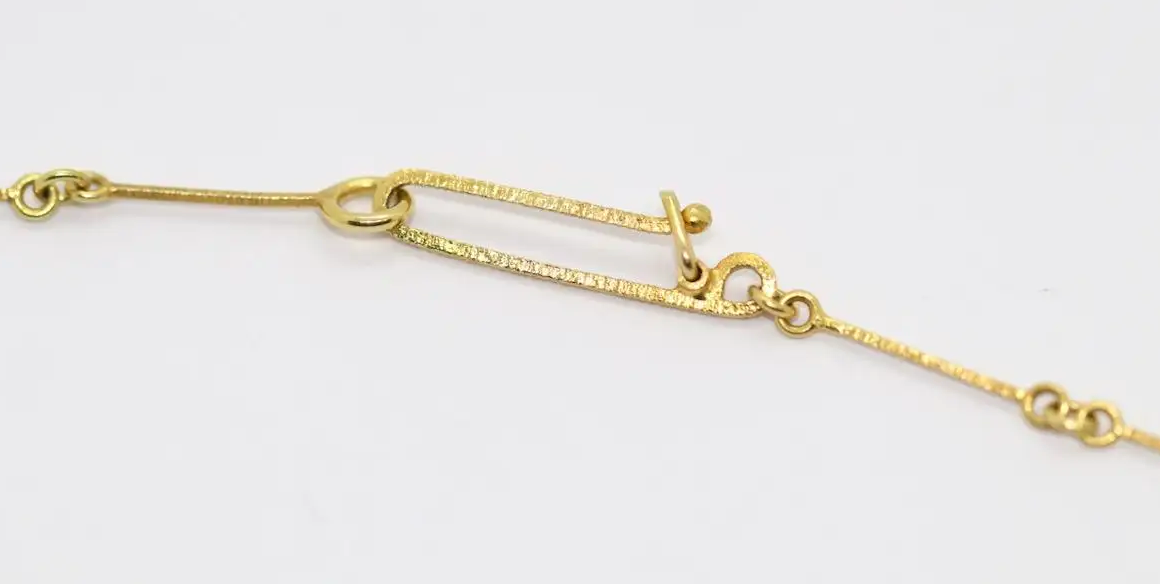 Lapponia Collier aus 14K Gold mit Perlen – Design Björn Weckström 1978
