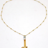 Lapponia Collier aus 14K Gold mit Perlen – Design Björn Weckström 1978