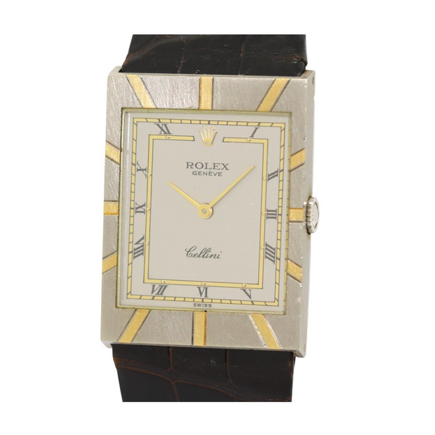 Rolex Cellini 5029 Weißgold & Gelbgold Vintage Damenuhr
