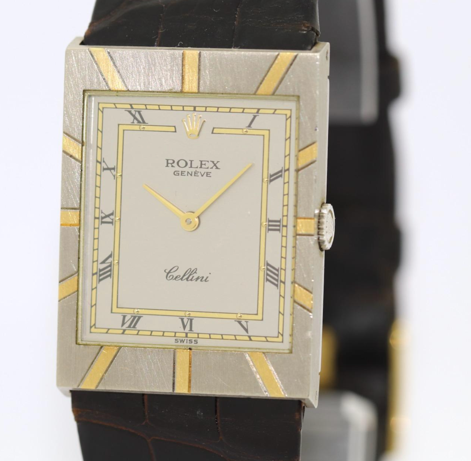 Rolex Cellini 5029 Weißgold & Gelbgold Vintage Damenuhr