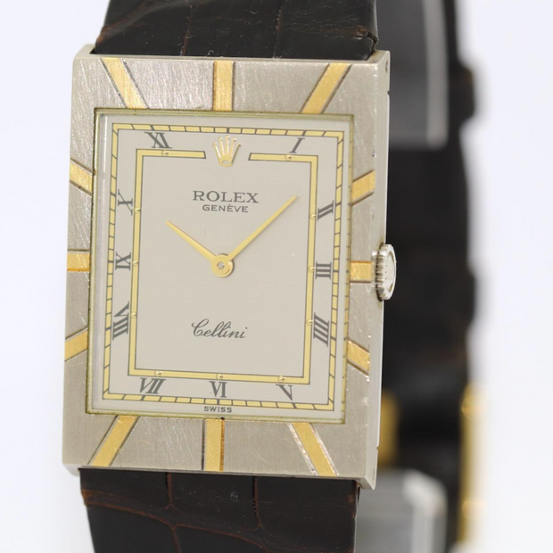 Rolex Cellini 5029 Weißgold & Gelbgold Vintage Damenuhr