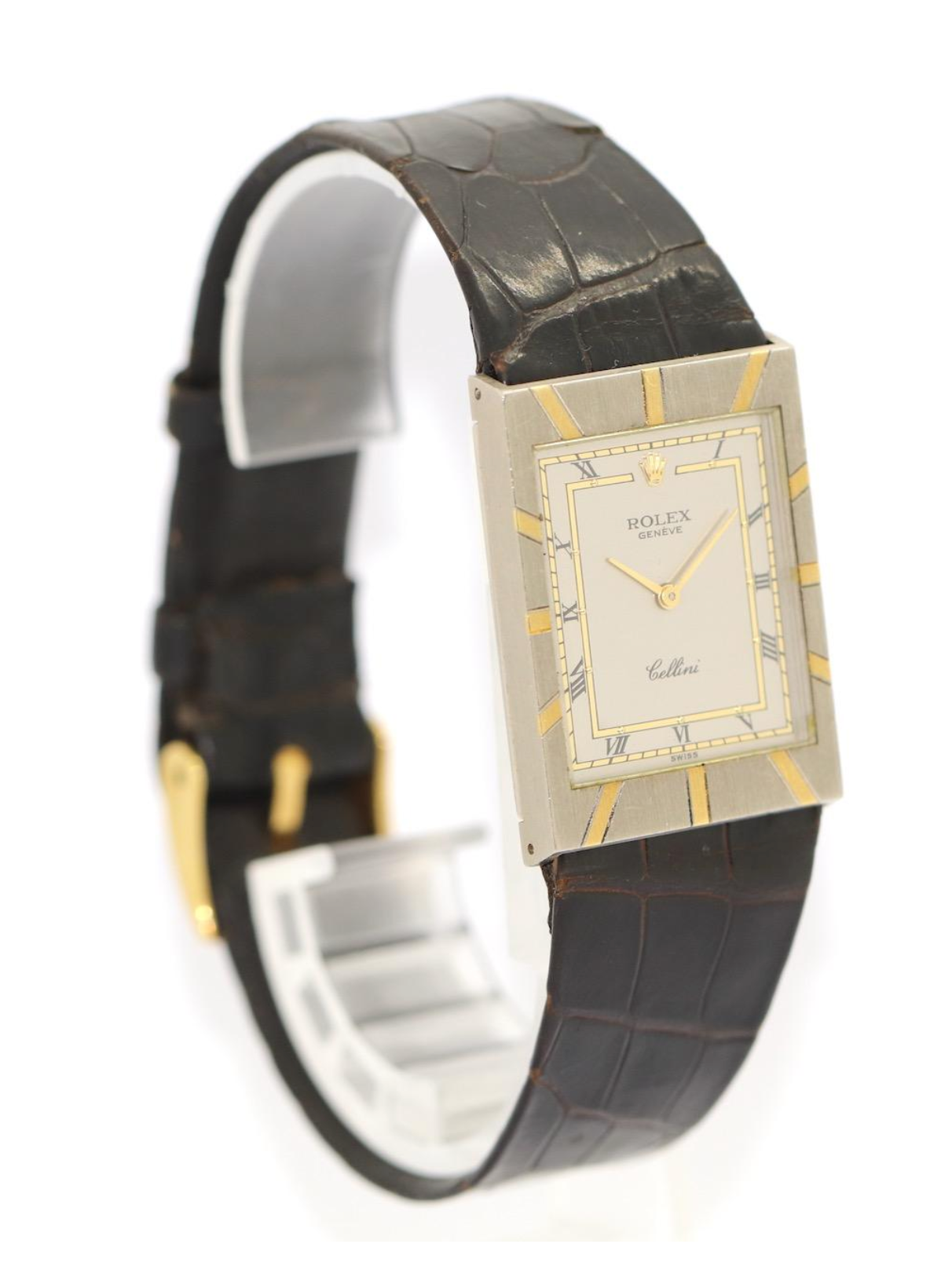 Rolex Cellini 5029 Weißgold & Gelbgold Vintage Damenuhr