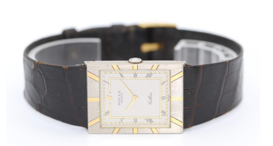 Rolex Cellini 5029 Weißgold & Gelbgold Vintage Damenuhr