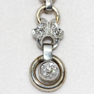 Art-Déco Diamantohrringe aus Weißgold, ca. 1920