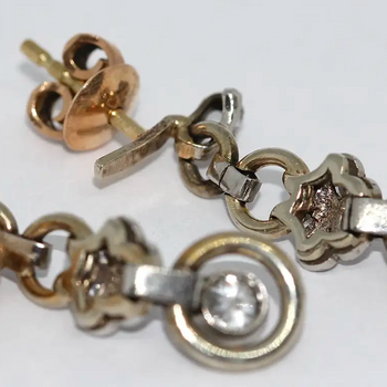 Art-Déco Diamantohrringe aus Weißgold, ca. 1920