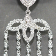 Elegante Diamant-Ohrringe in 18 Karat Weißgold