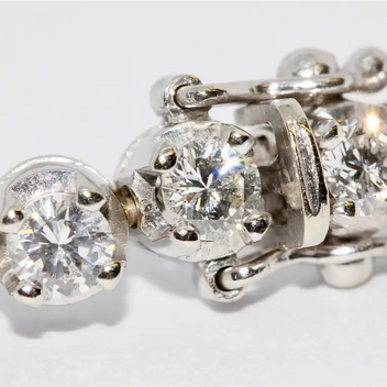 Tennisarmband aus 18 Karat Weißgold mit 41 Diamanten, ca. 4 Karat