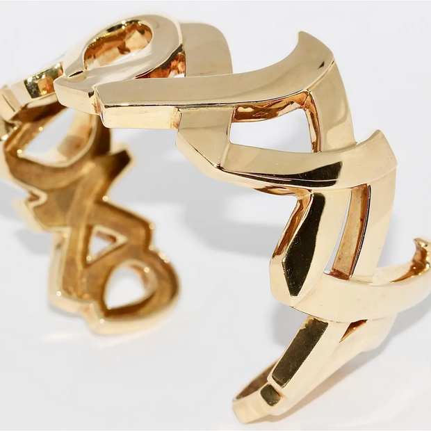 Tiffany & Co. Paloma Picasso Armreif „Love & Kisses XO“ aus 18 Karat Gelbgold