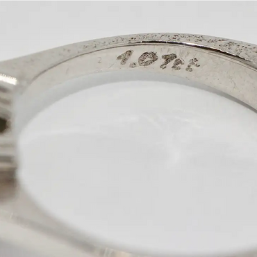 Zertifizierter Solitärring, Verlobungsring mit 1,01 ct Diamant Top Wesselton – 18K Weißgold