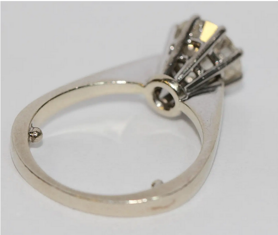 2.00 ct Solitärring aus 14 Karat Gelbgold Diamant – Internally Flawless