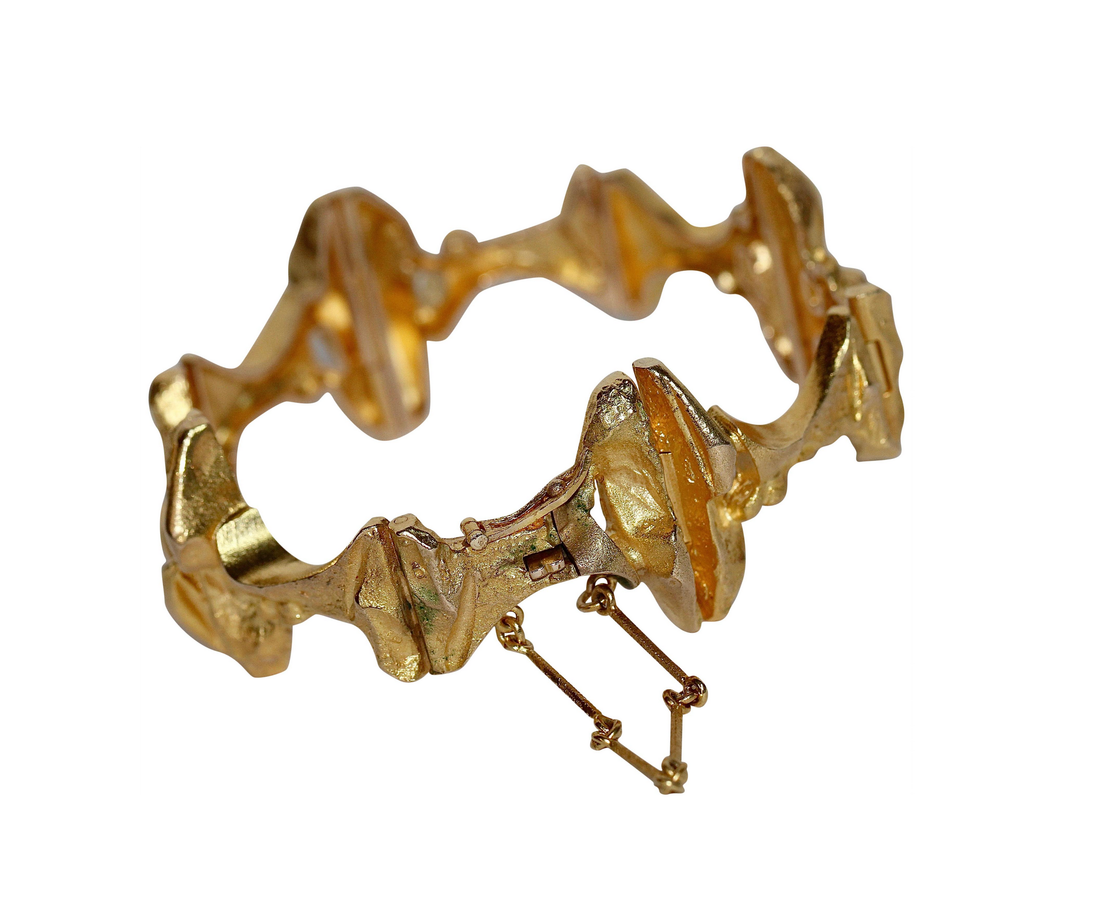Lapponia Armreif aus 14 Karat Gold – Design Björn Weckström, 1973