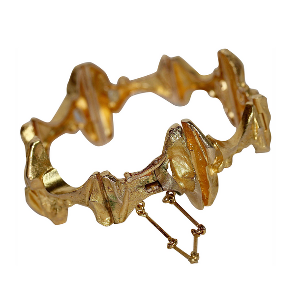 Lapponia Armreif aus 14 Karat Gold – Design Björn Weckström, 1973