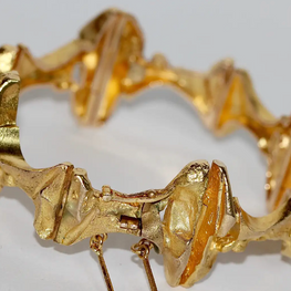 Lapponia Armreif aus 14 Karat Gold – Design Björn Weckström, 1973