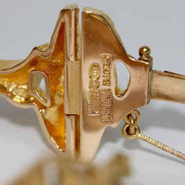 Lapponia Armreif aus 14 Karat Gold – Design Björn Weckström, 1973
