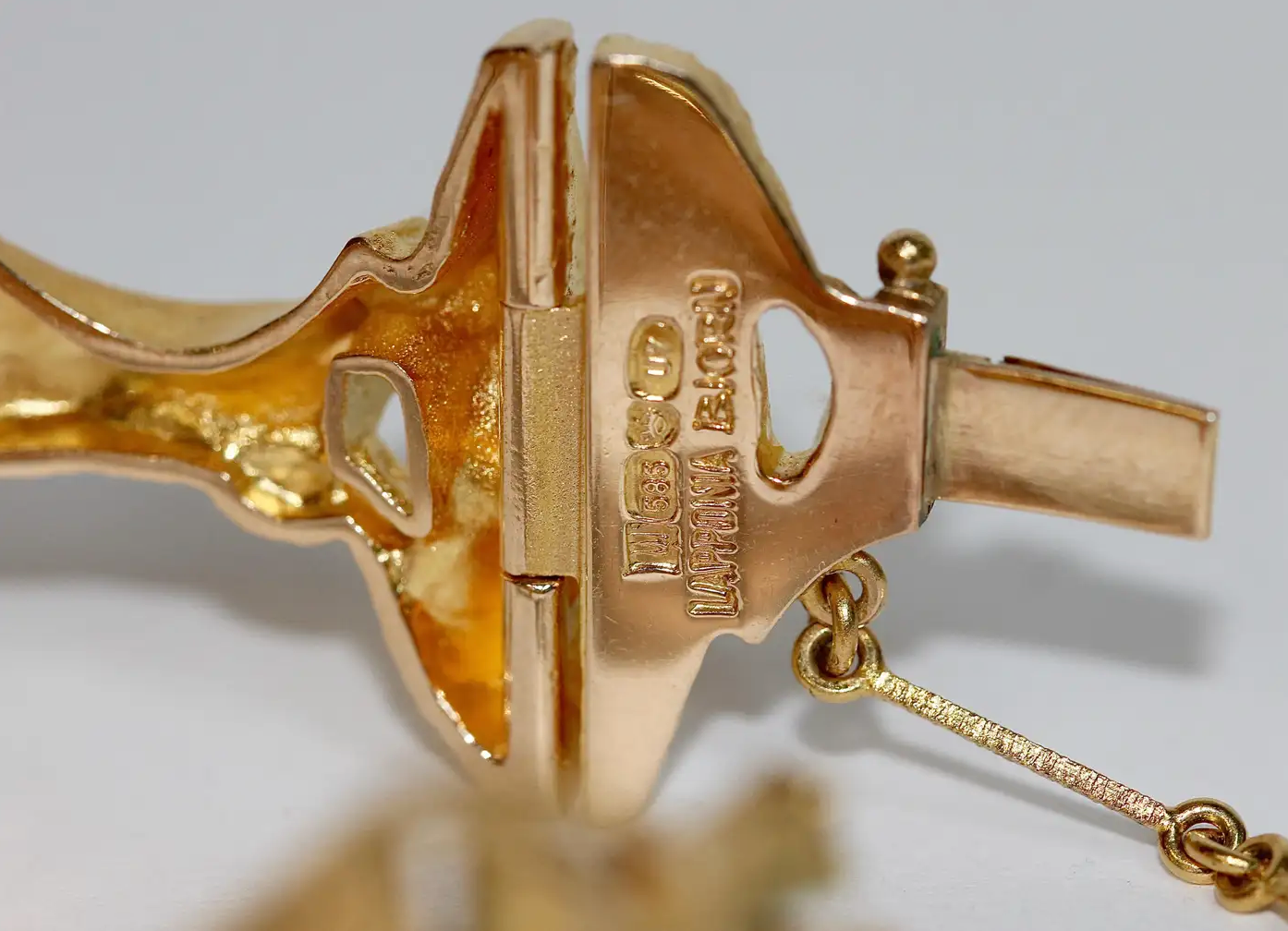 Lapponia Armreif aus 14 Karat Gold – Design Björn Weckström, 1973