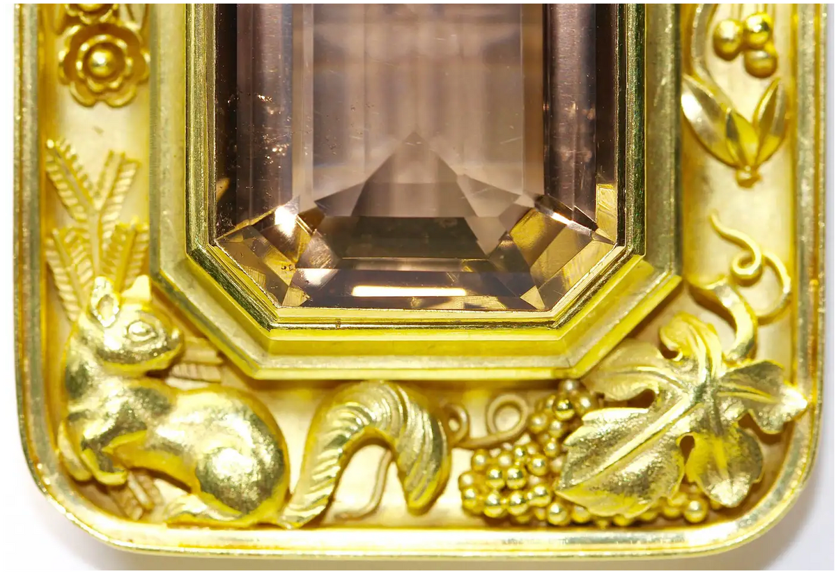 Historisches Gold Collier von Max Esser & Hans Markl, Berlin 1944