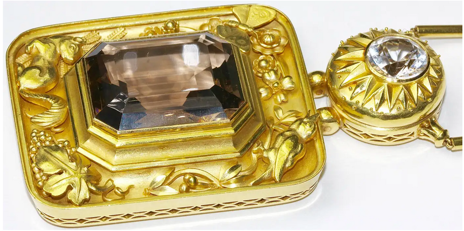 Historisches Gold Collier von Max Esser & Hans Markl, Berlin 1944