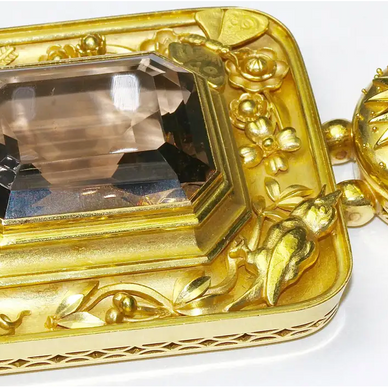 Historisches Gold Collier von Max Esser & Hans Markl, Berlin 1944