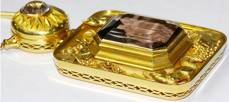 Historisches Gold Collier von Max Esser & Hans Markl, Berlin 1944