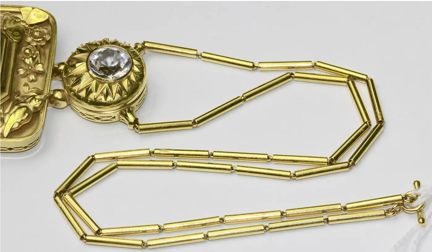 Historisches Gold Collier von Max Esser & Hans Markl, Berlin 1944