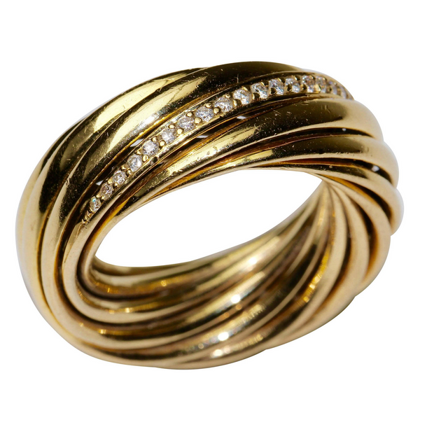 Wempe “Helioro BY KIM” Ring – 18 Karat Roségold mit Brillanten