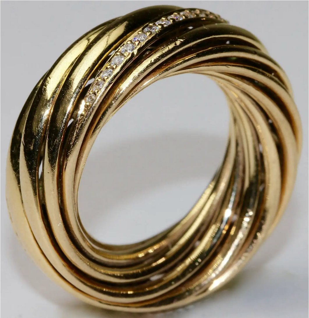 Wempe “Helioro BY KIM” Ring – 18 Karat Roségold mit Brillanten