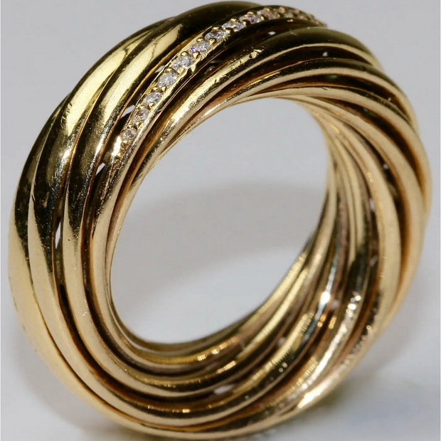 Wempe “Helioro BY KIM” Ring – 18 Karat Roségold mit Brillanten