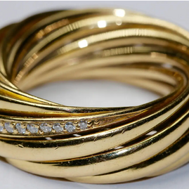 Wempe “Helioro BY KIM” Ring – 18 Karat Roségold mit Brillanten