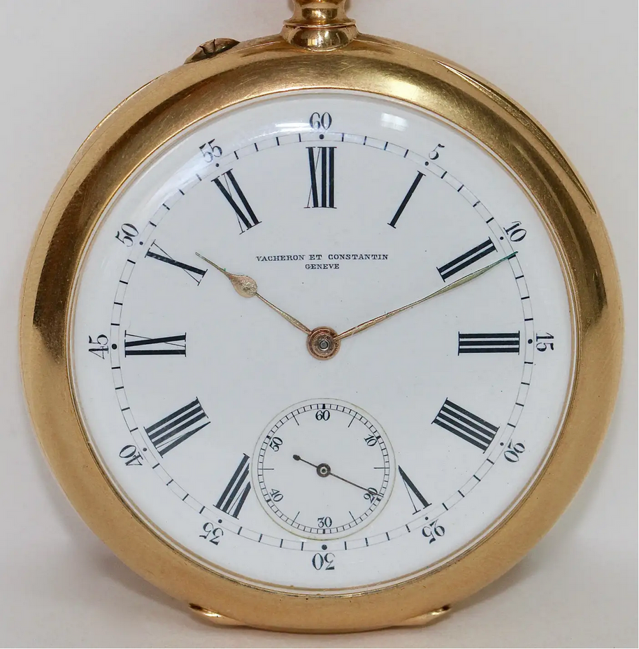 Vacheron Constantin Taschenuhr in 18 Karat Gelbgold