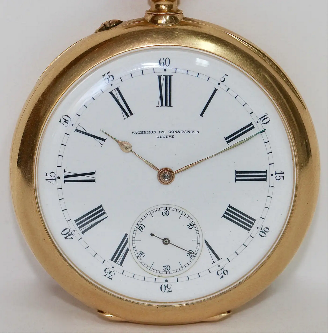 Vacheron Constantin Taschenuhr in 18 Karat Gelbgold
