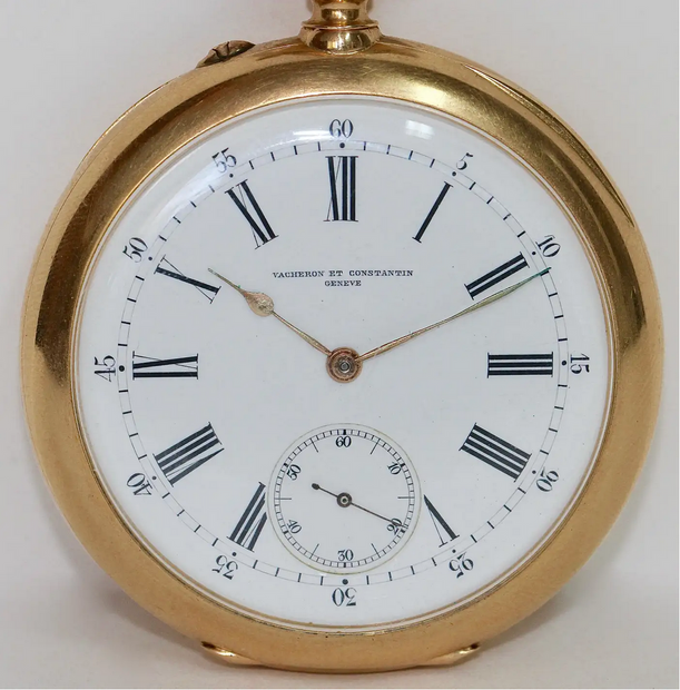 Vacheron Constantin Taschenuhr in 18 Karat Gelbgold