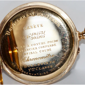 Vacheron Constantin Taschenuhr in 18 Karat Gelbgold