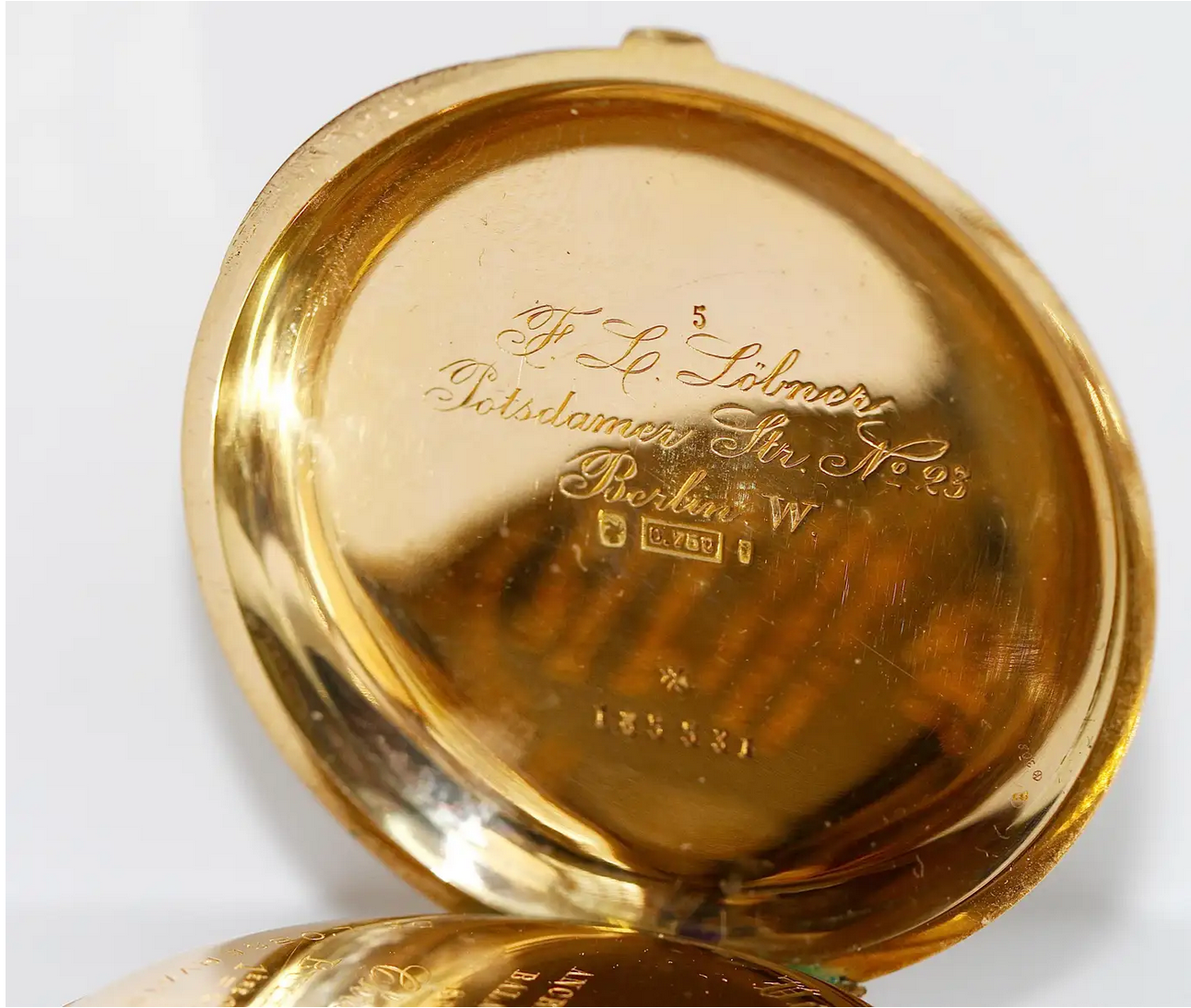 Vacheron Constantin Taschenuhr in 18 Karat Gelbgold