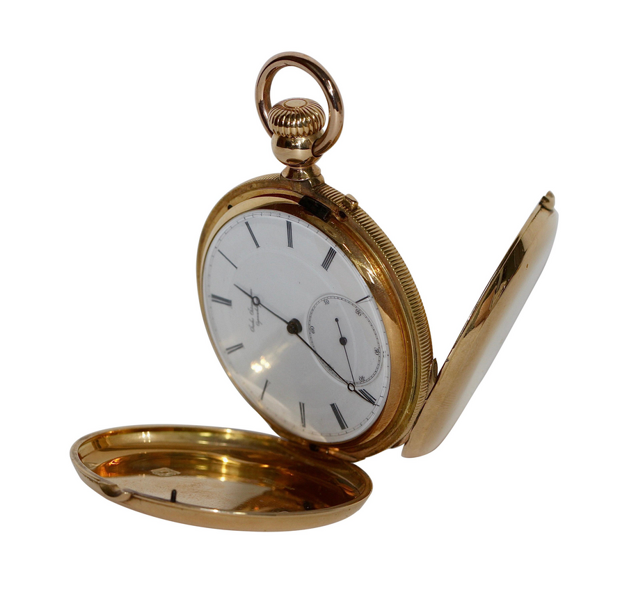 Jules Jürgensen Kopenhagen – 18 Karat Goldsavonnette Taschenuhr