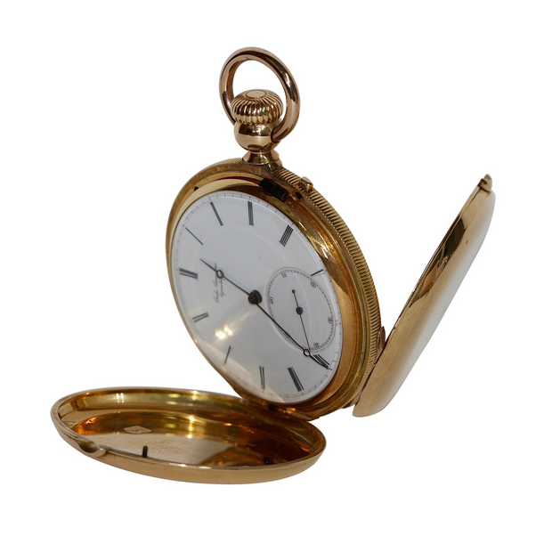 Jules Jürgensen Kopenhagen – 18 Karat Goldsavonnette Taschenuhr
