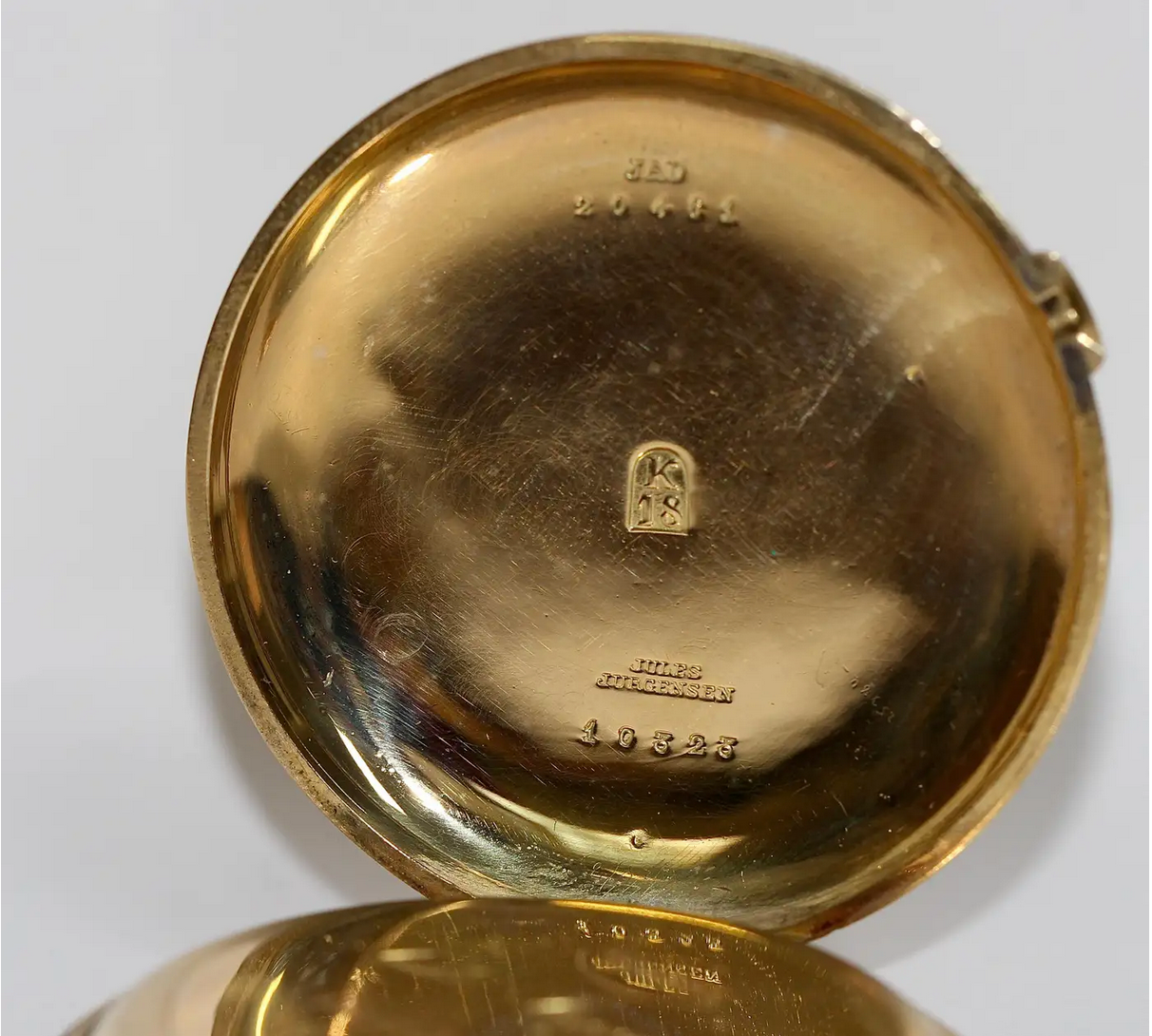 Jules Jürgensen Kopenhagen – 18 Karat Goldsavonnette Taschenuhr