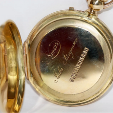 Jules Jürgensen Kopenhagen – 18 Karat Goldsavonnette Taschenuhr