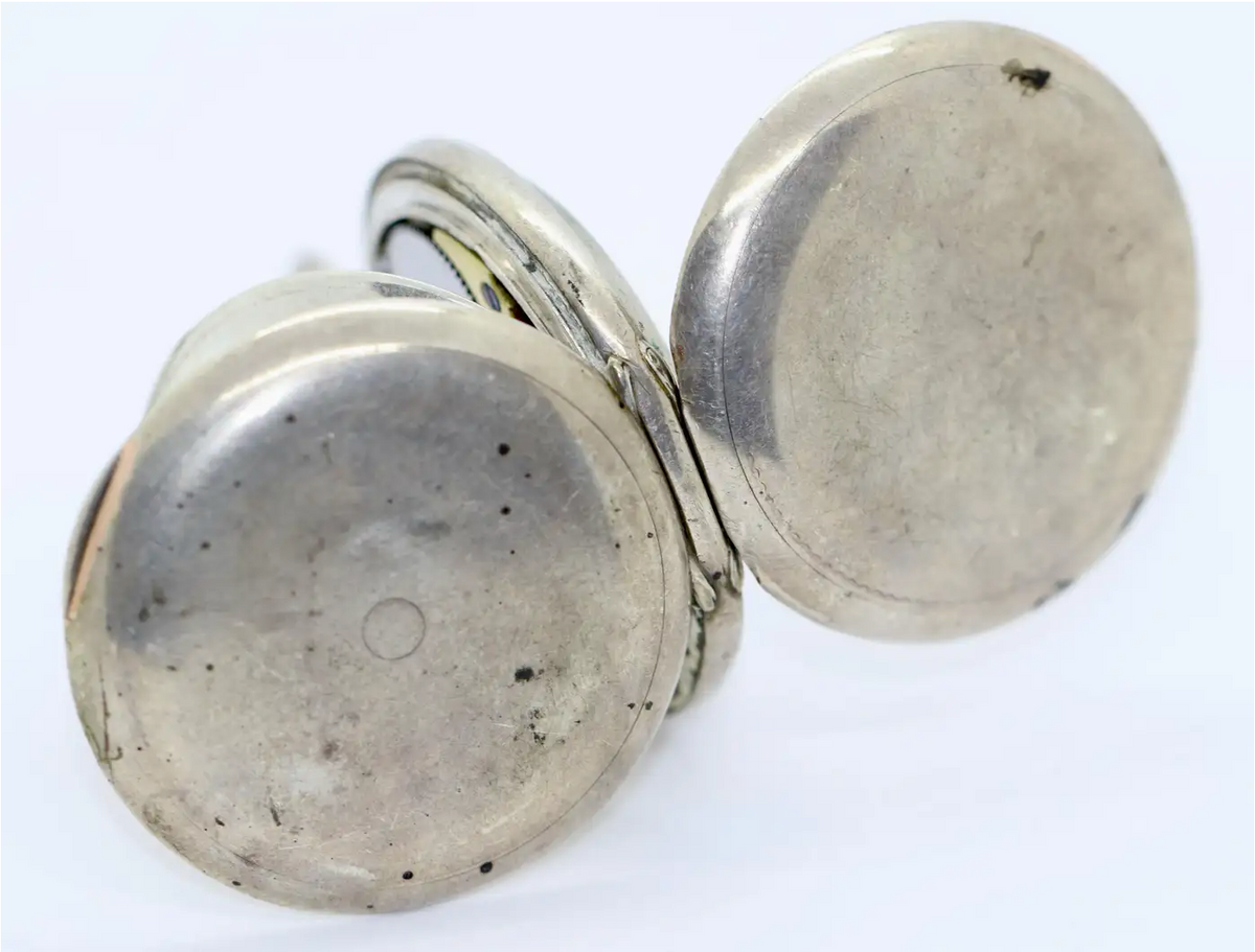 Glashütte Uhrenfabrik Union – Silberne Taschenuhr, Gehäuse von Dürrstein & Co.