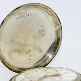 Glashütte Uhrenfabrik Union – Silberne Taschenuhr, Gehäuse von Dürrstein & Co.