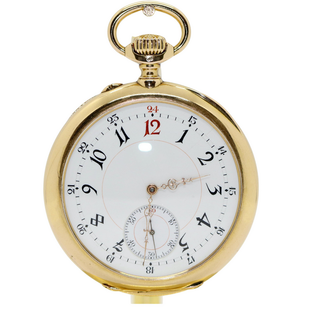 Vacheron & Constantin Genf – Grottendieck Bruxelles, 18 Karat Gold Taschenuhr