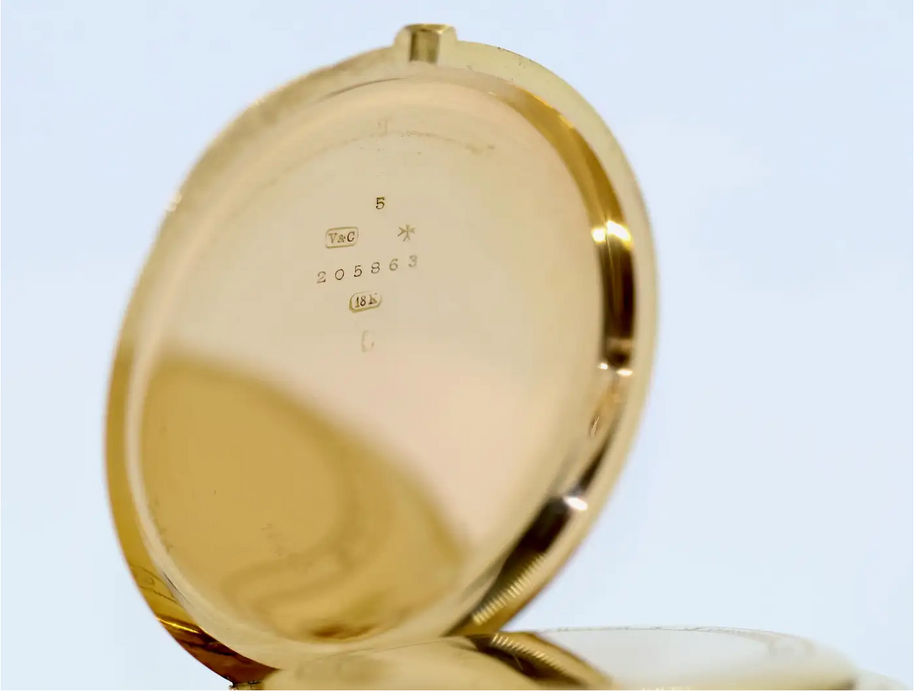 Vacheron & Constantin Genf – Grottendieck Bruxelles, 18 Karat Gold Taschenuhr