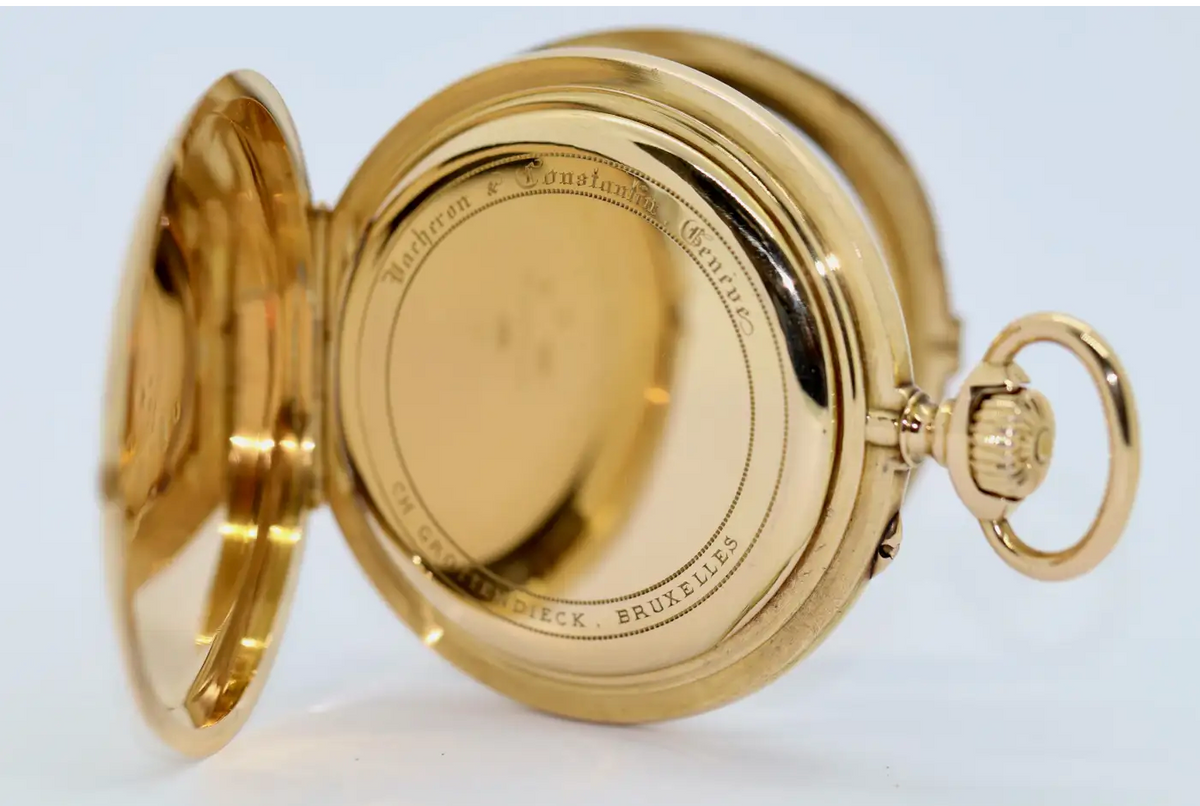 Vacheron & Constantin Genf – Grottendieck Bruxelles, 18 Karat Gold Taschenuhr