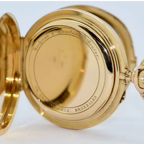 Vacheron & Constantin Genf – Grottendieck Bruxelles, 18 Karat Gold Taschenuhr