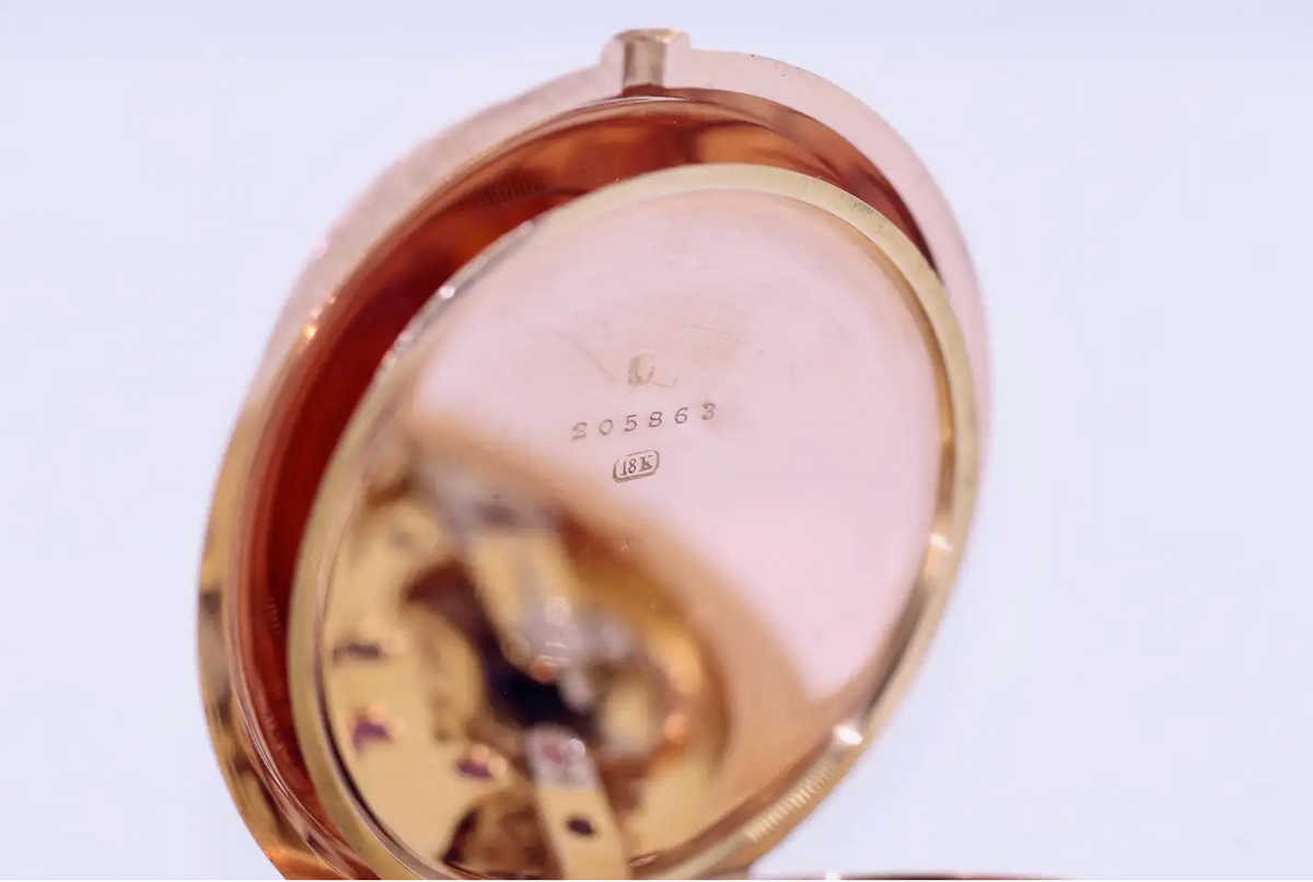 Vacheron & Constantin Genf – Grottendieck Bruxelles, 18 Karat Gold Taschenuhr