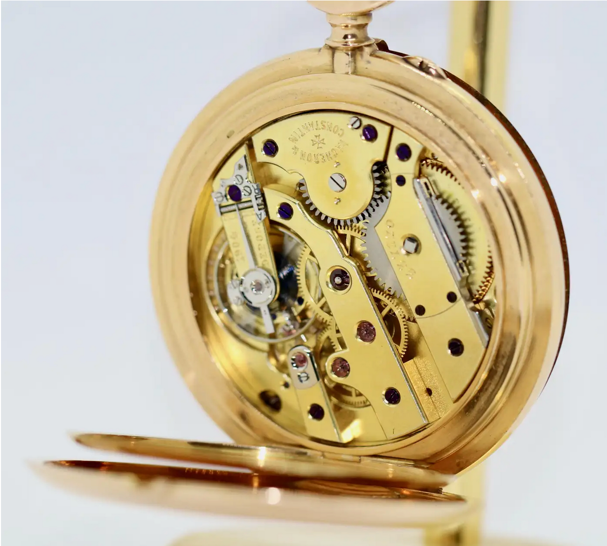 Vacheron & Constantin Genf – Grottendieck Bruxelles, 18 Karat Gold Taschenuhr