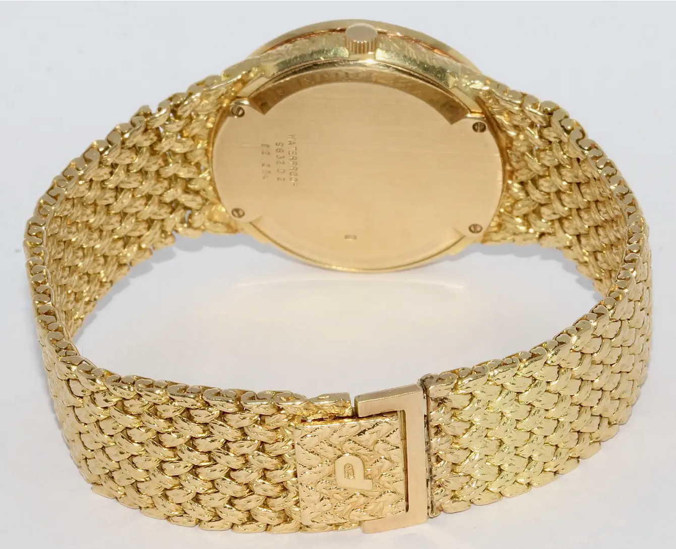 Piaget Damenuhr 18 Karat Gelbgold mit Diamanten 32mm